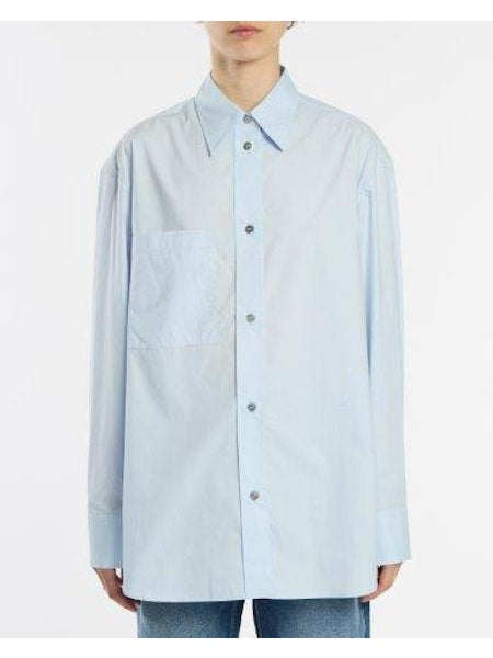 SHIRTS - OVERSIZED CLASSIC SHIRT WITH EMBROIDERY