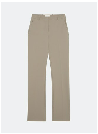 STRAIGHT PANTS WITH A ZIPPER AT THE BOTTOM OF THE LEG