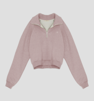 SIGNATURE LOGO ZIP SWEATSHIRT