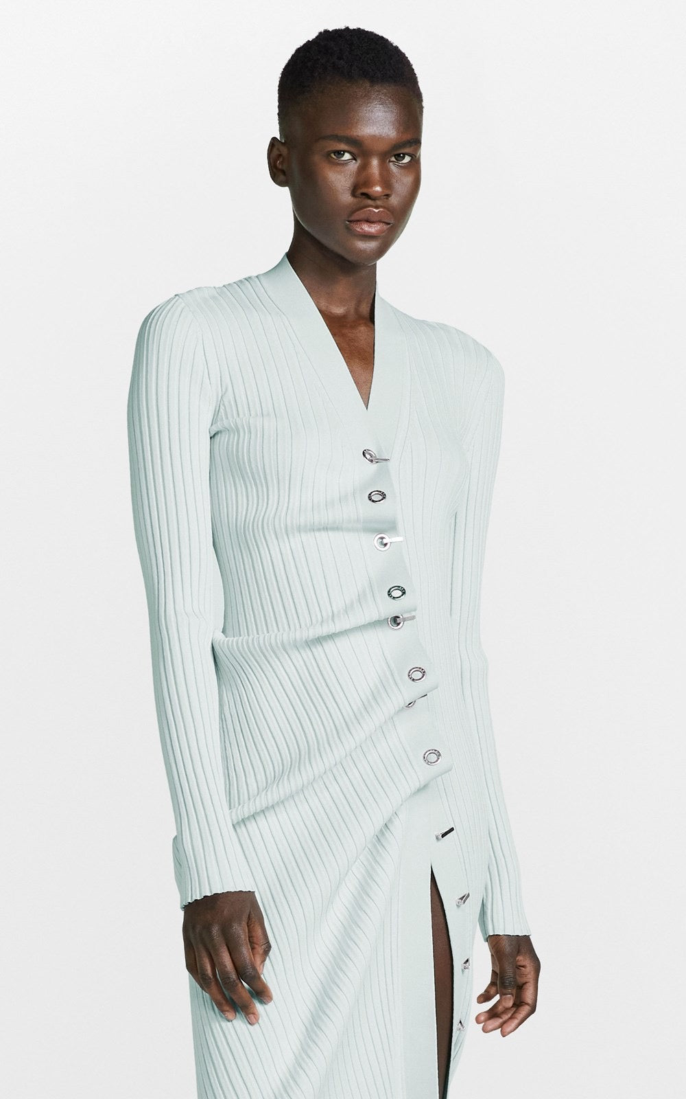 LATCH HOOK CARDIGAN DRESS