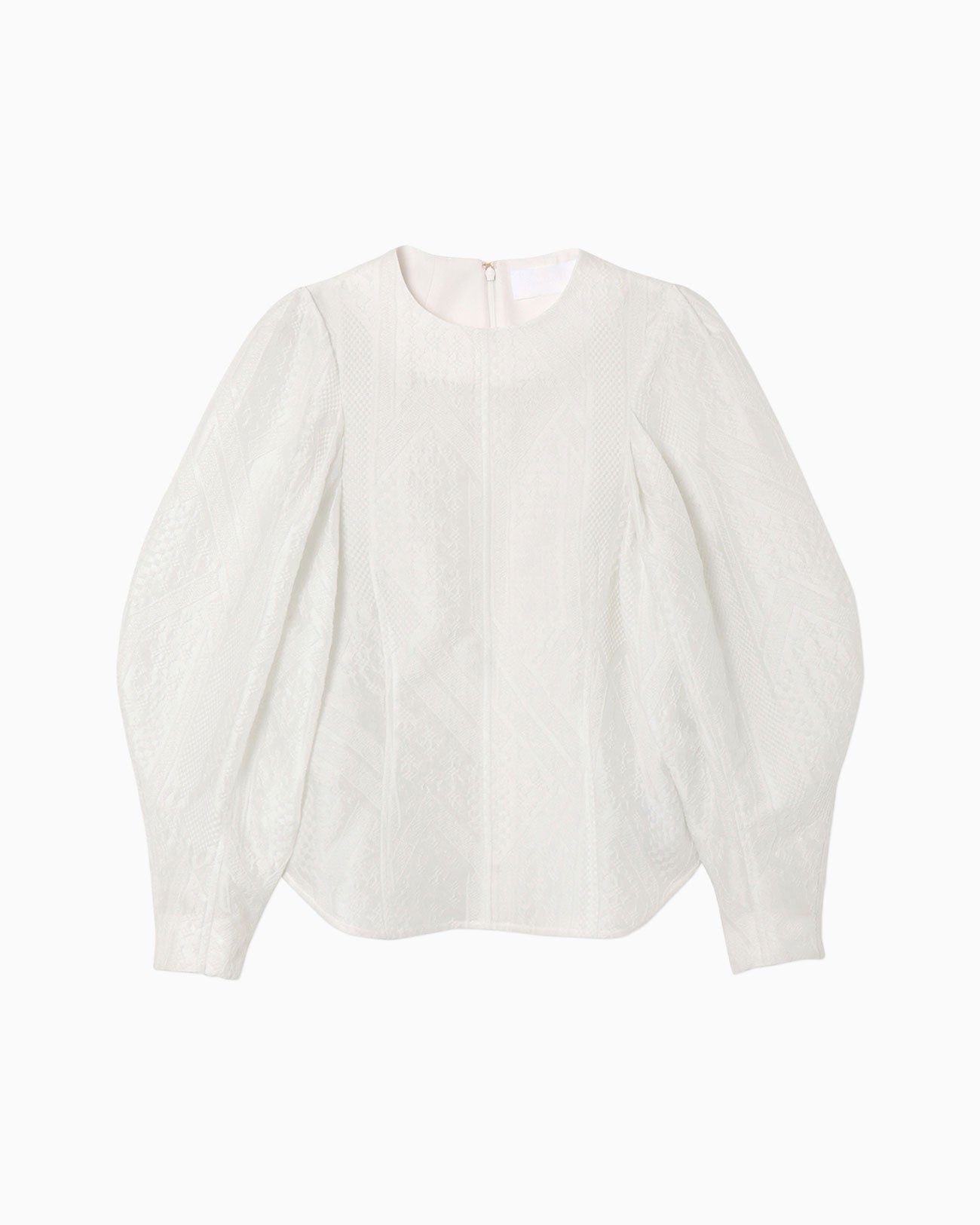TRADITIONAL PATTERN JACQUARD TOP