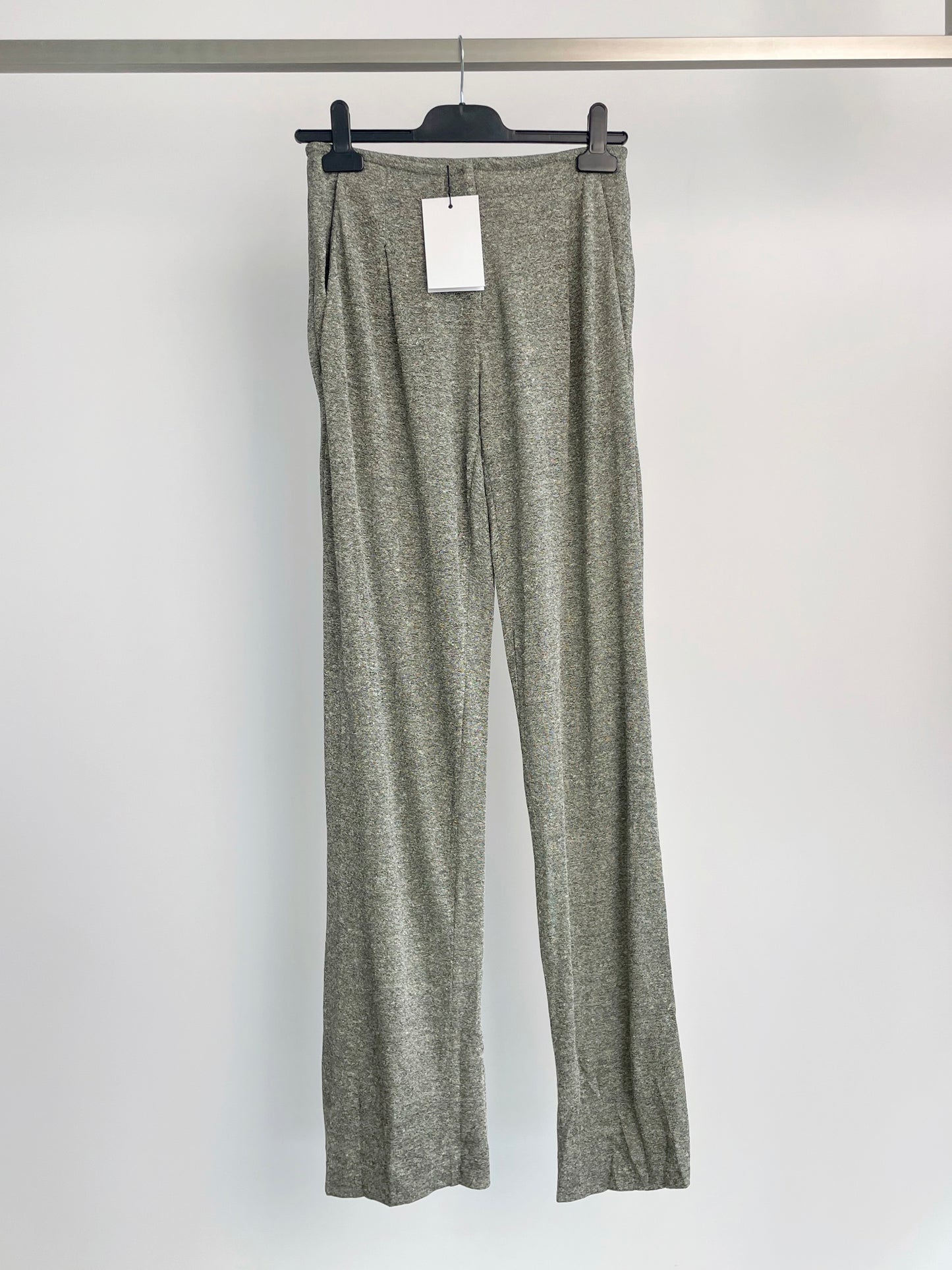 LOW RISE MARLED TROUSER