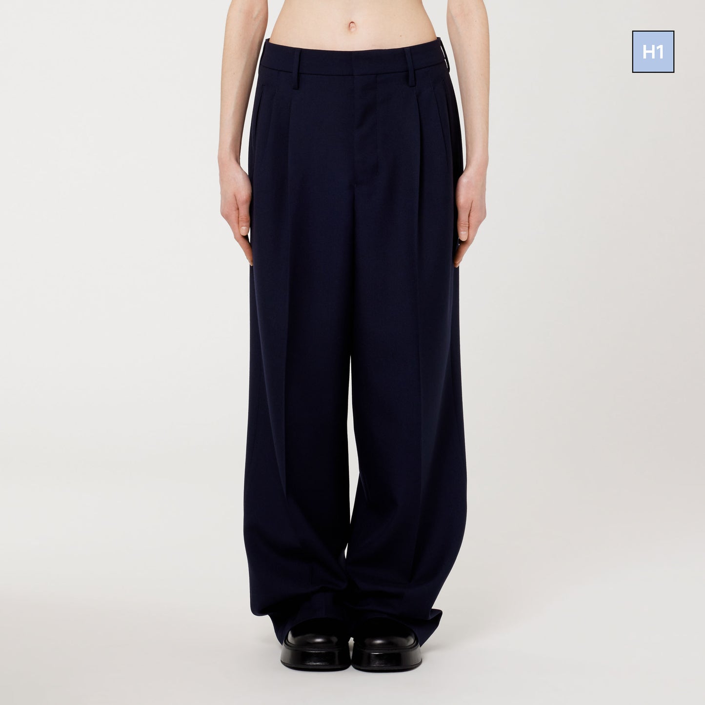 STRAIGHT FIT TROUSERS