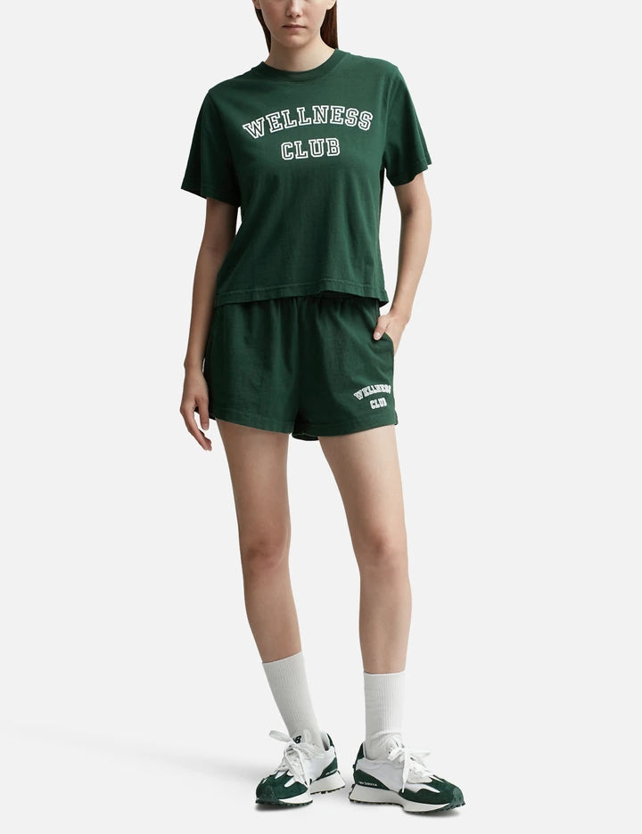 WELLNESS CLUB FLOCKED DISCO SHORT