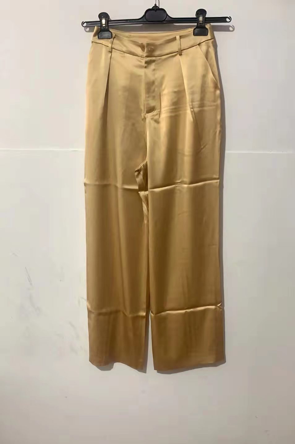 GOLD LOOSE TROUSERS
