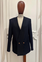 THE CHARLOTTE BLAZER WOOL NAVY BLUE