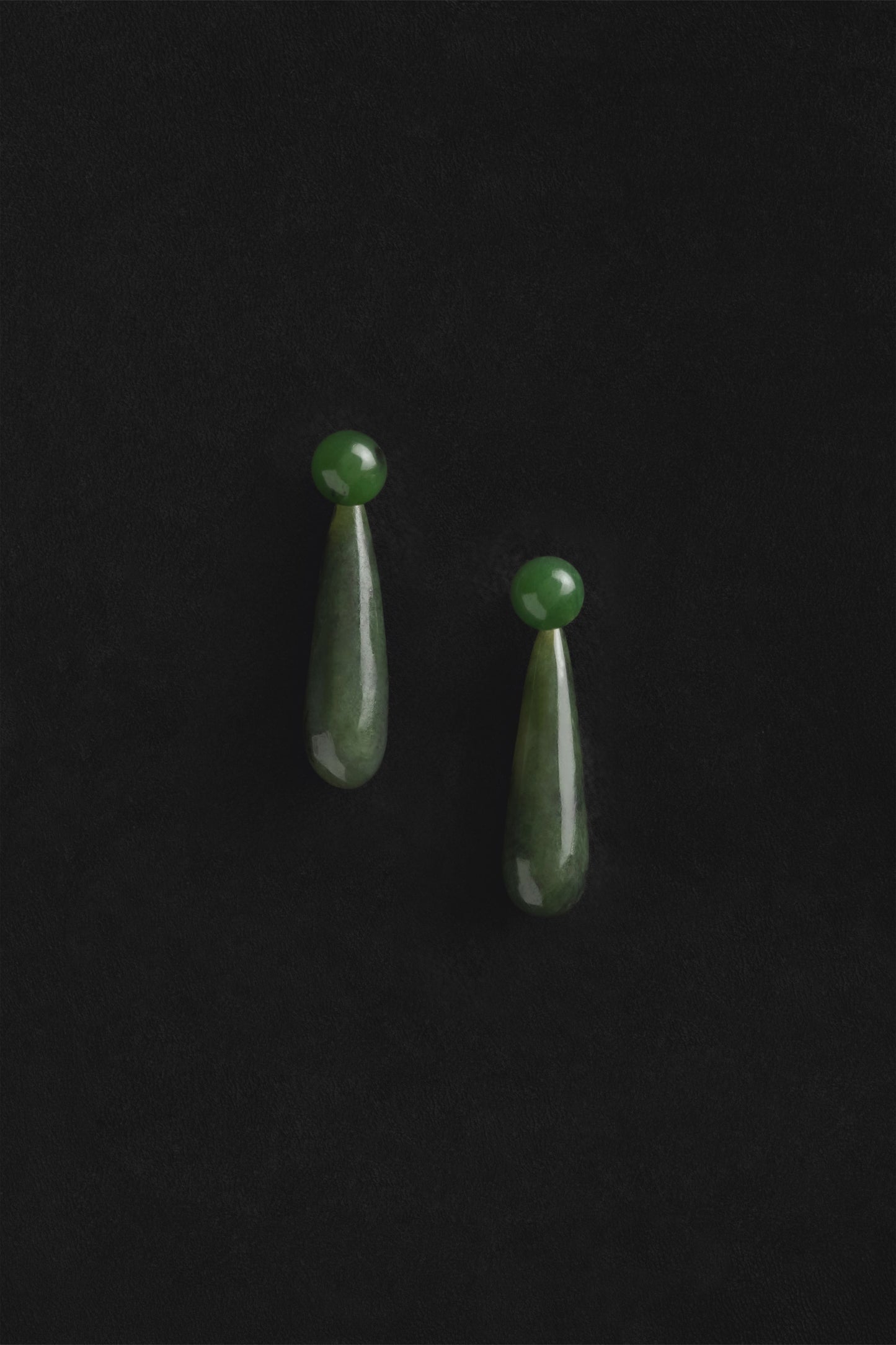 Small Angelika Earrings, Jade