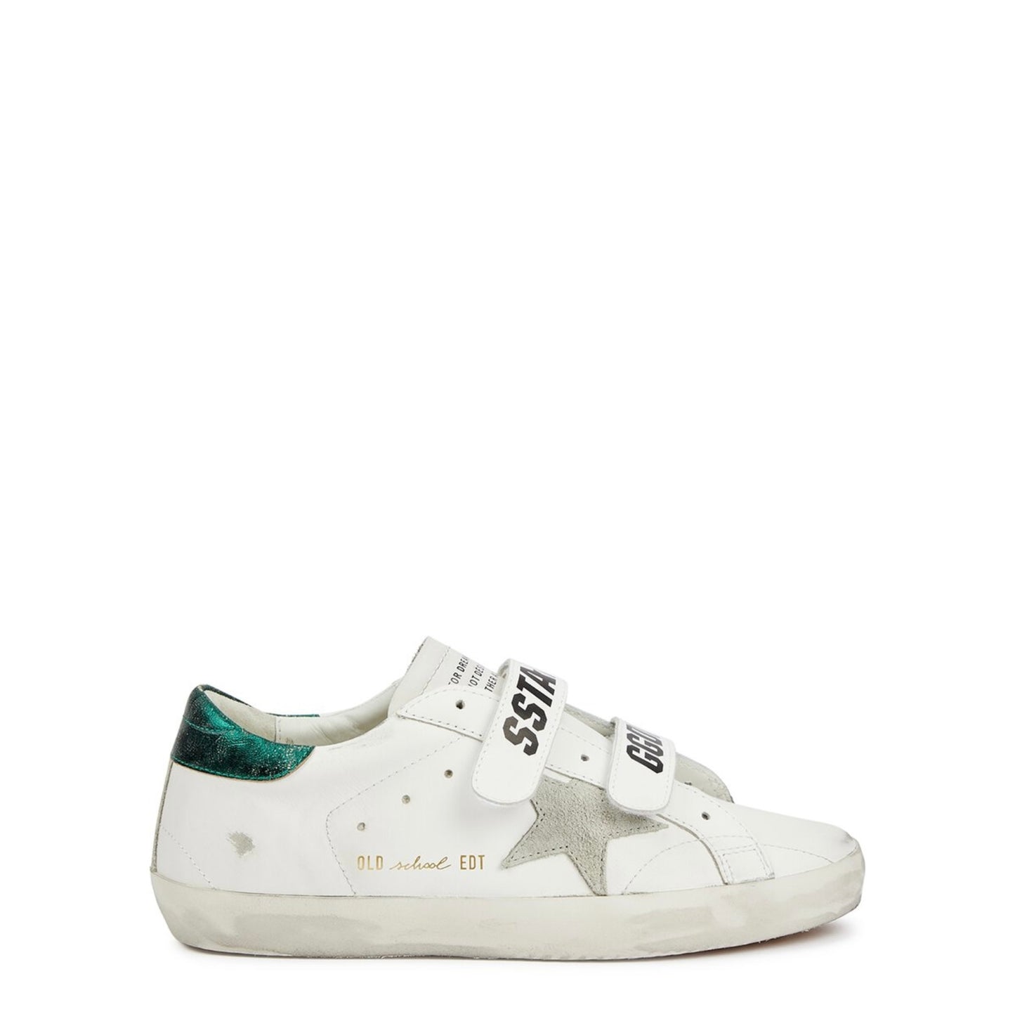 OLD SCHOOL LEATHER UPPER SUEDE STAR VINTAGE LAMINATED HEEL
