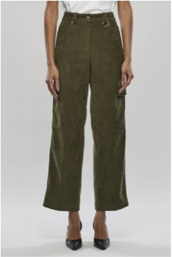 CORD PANT.IRREGULAR
