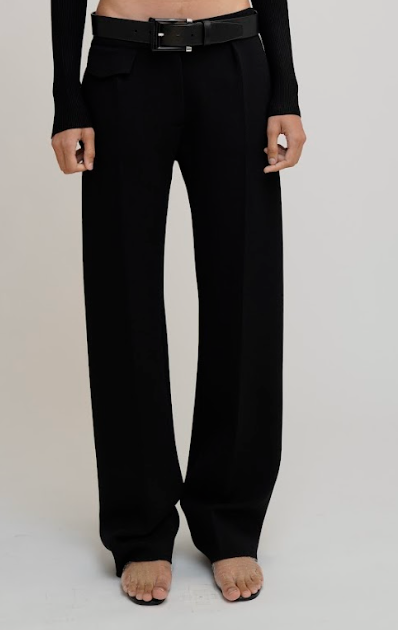 THE CECILY TAILORED KNIT TROUSERS