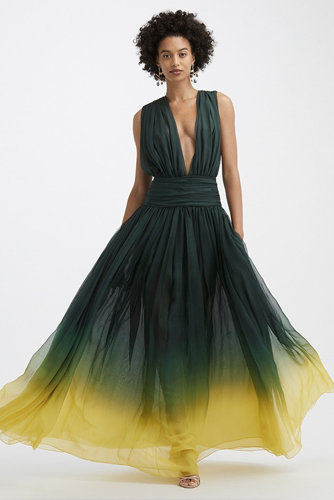 OMBRE PRINTED CHIFFO