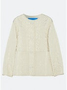 BOXY QUILTED JACKET WITH LOGO NR ALL OVER. NO COLLAR AND 2 PATCHED POCKETS