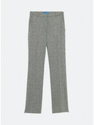 WOOL STRAIGHT PANTS. INVISIBLE ZIPPERS IN THE BOTTOM