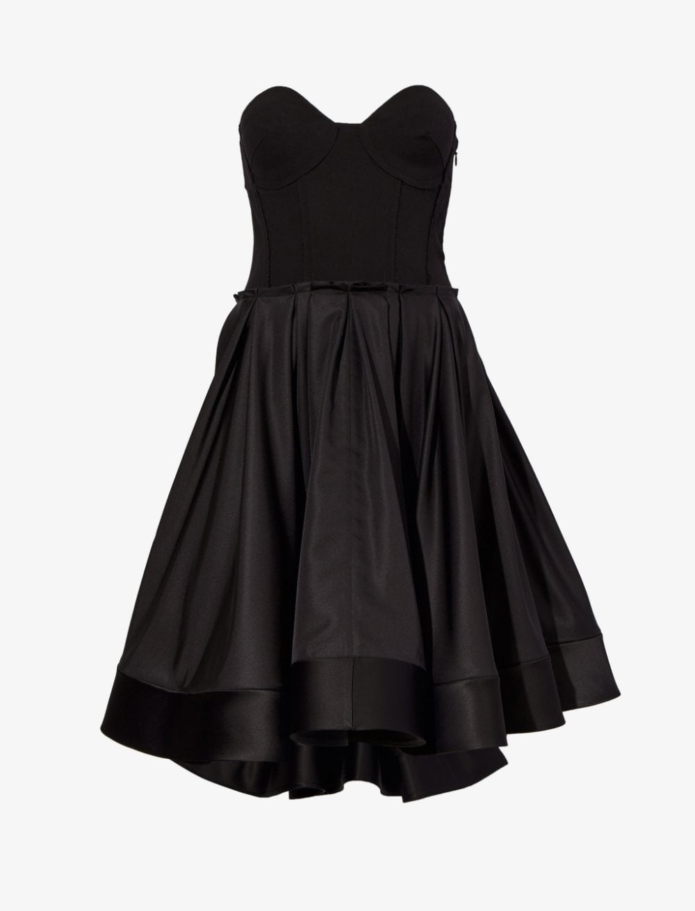 Silk Nylon Taffeta Bustier Dress
