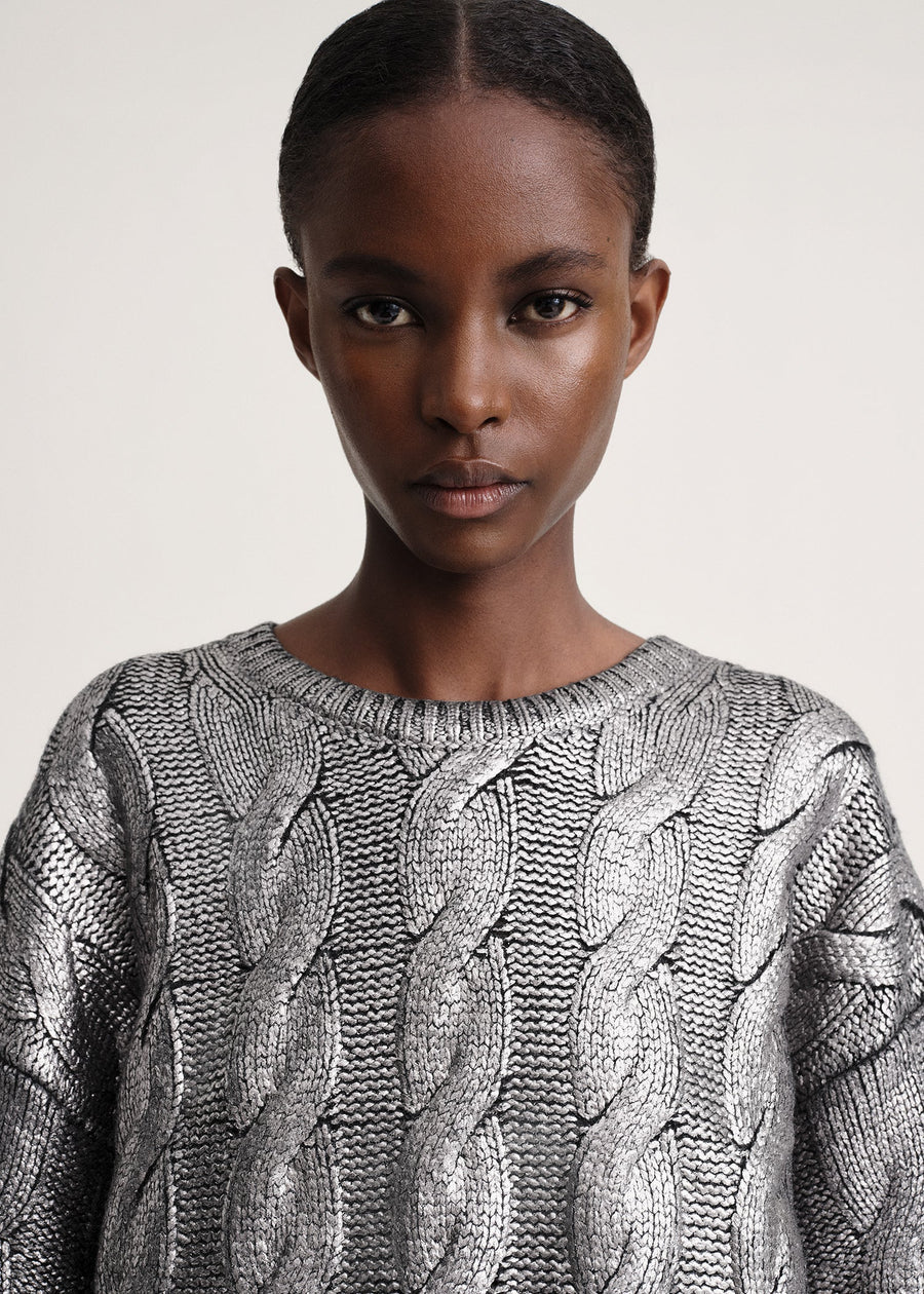 WOOL CABLE KNIT