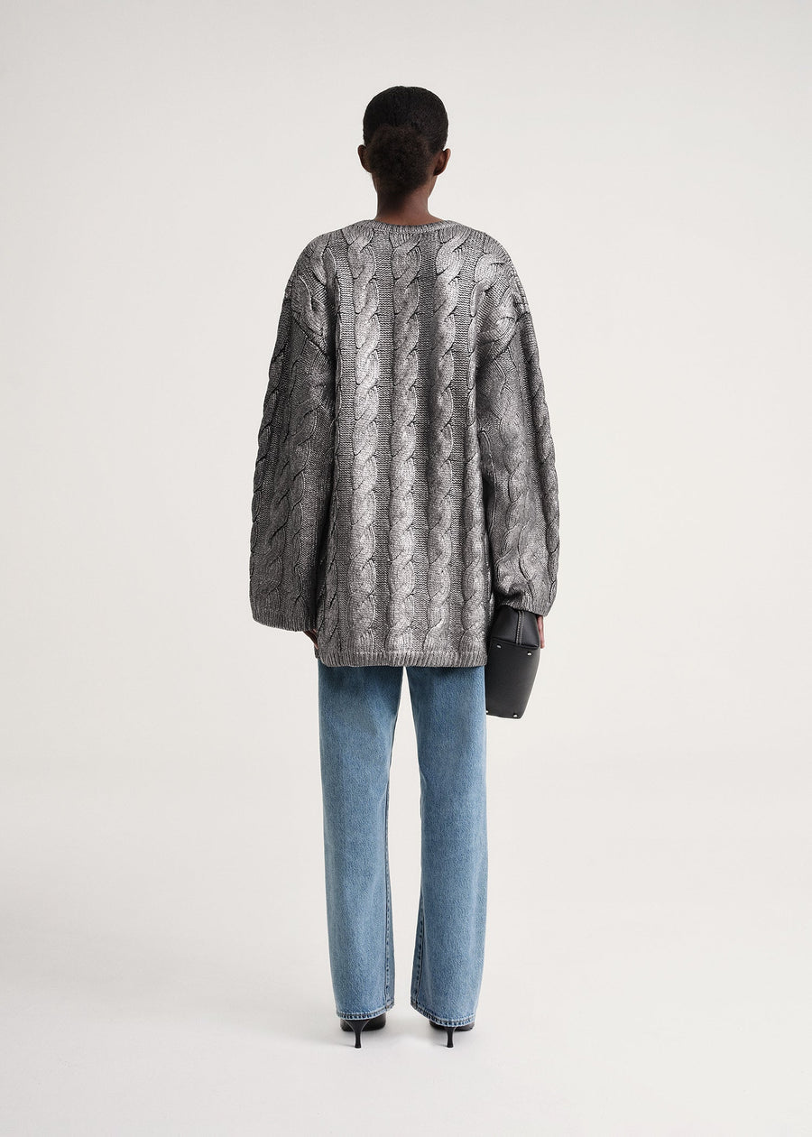 WOOL CABLE KNIT