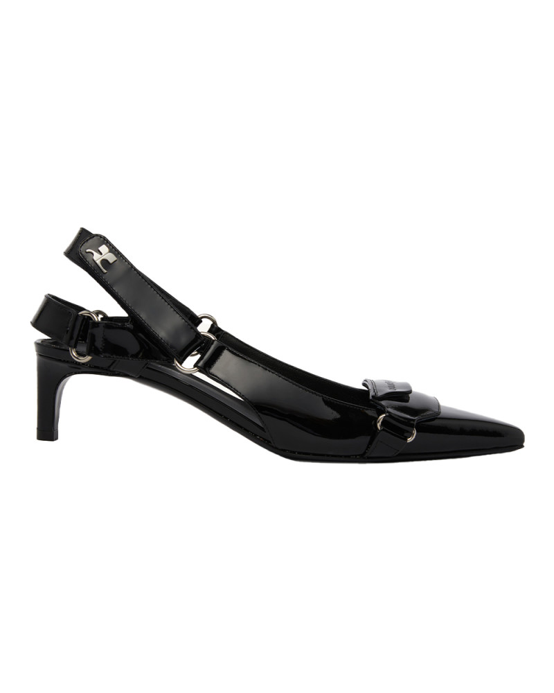 RACER PATENT LEATHER PUMP