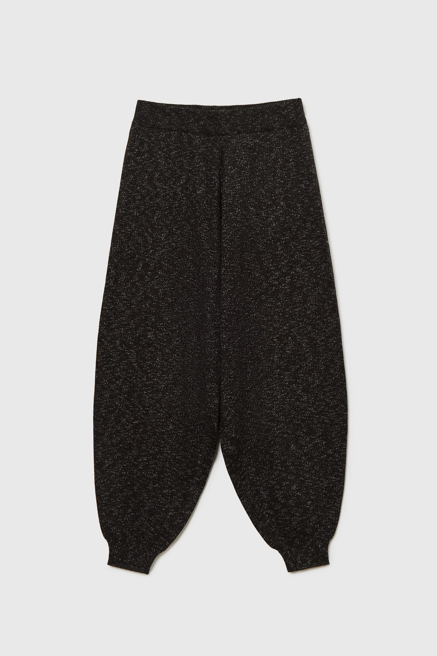 FLECKED COTTON PANTS BROWN