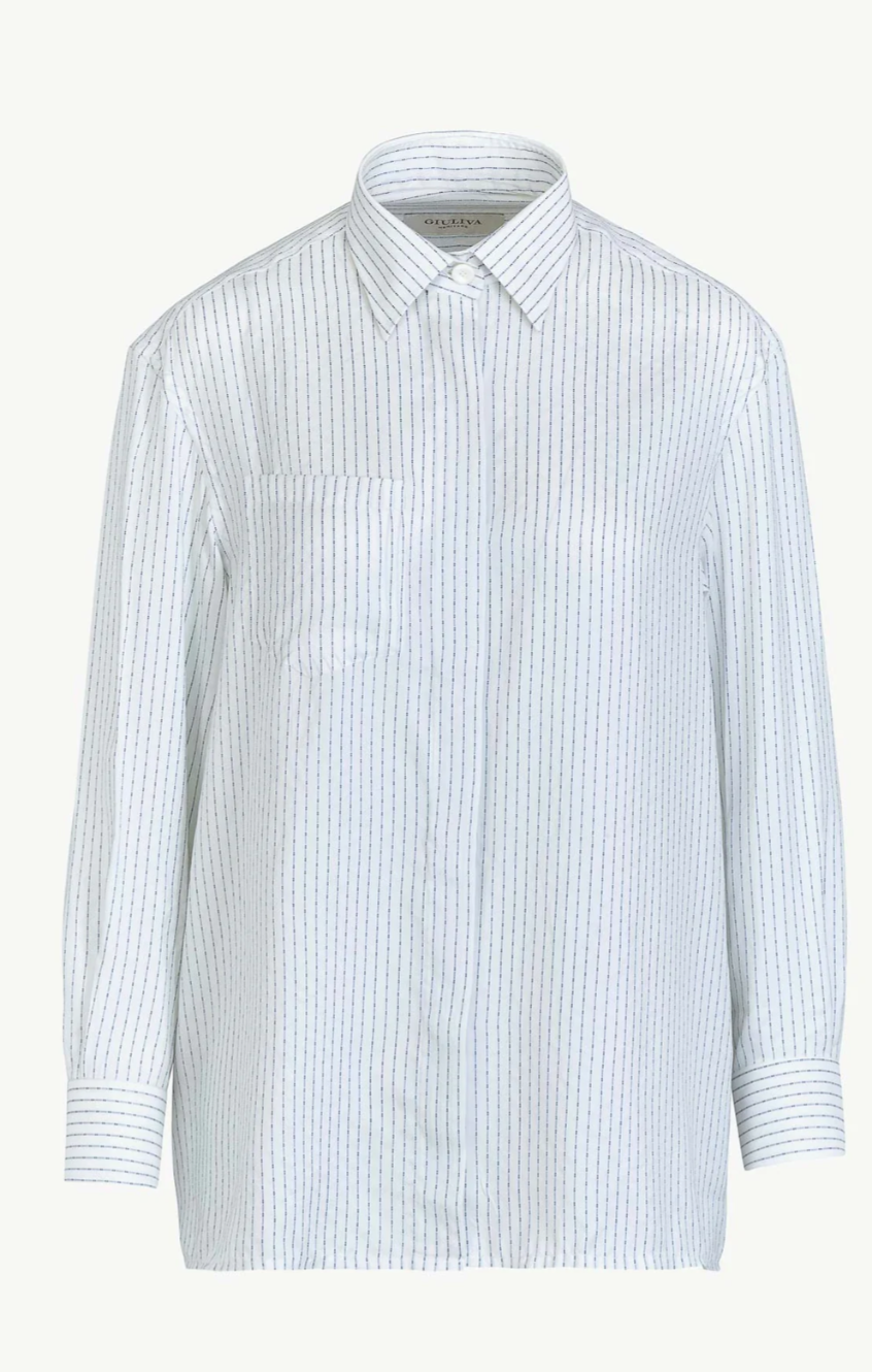 THE ALBA SHIRT COTTON LIGHT BLUE