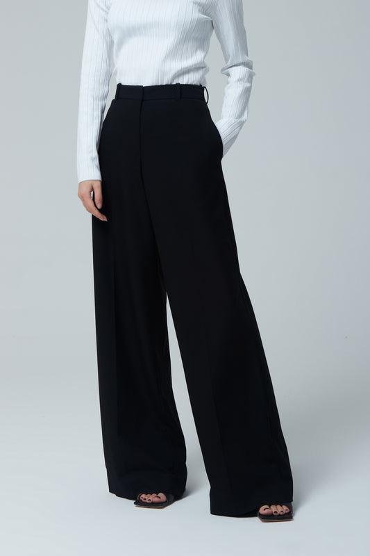 STRAIGHT WIDE LEG MOPPING TROUSERS