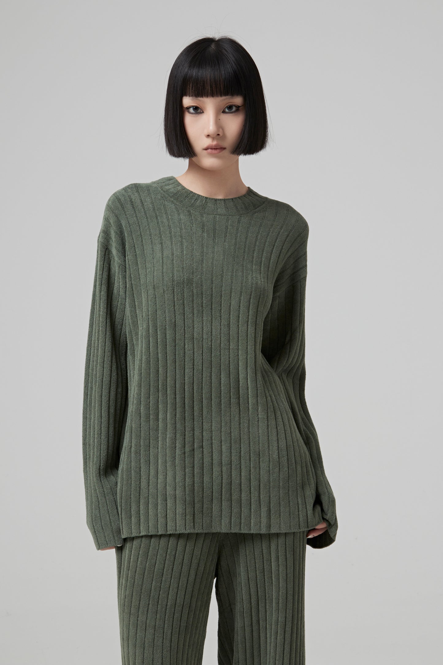 BLUEPRINT RIB SWEATER