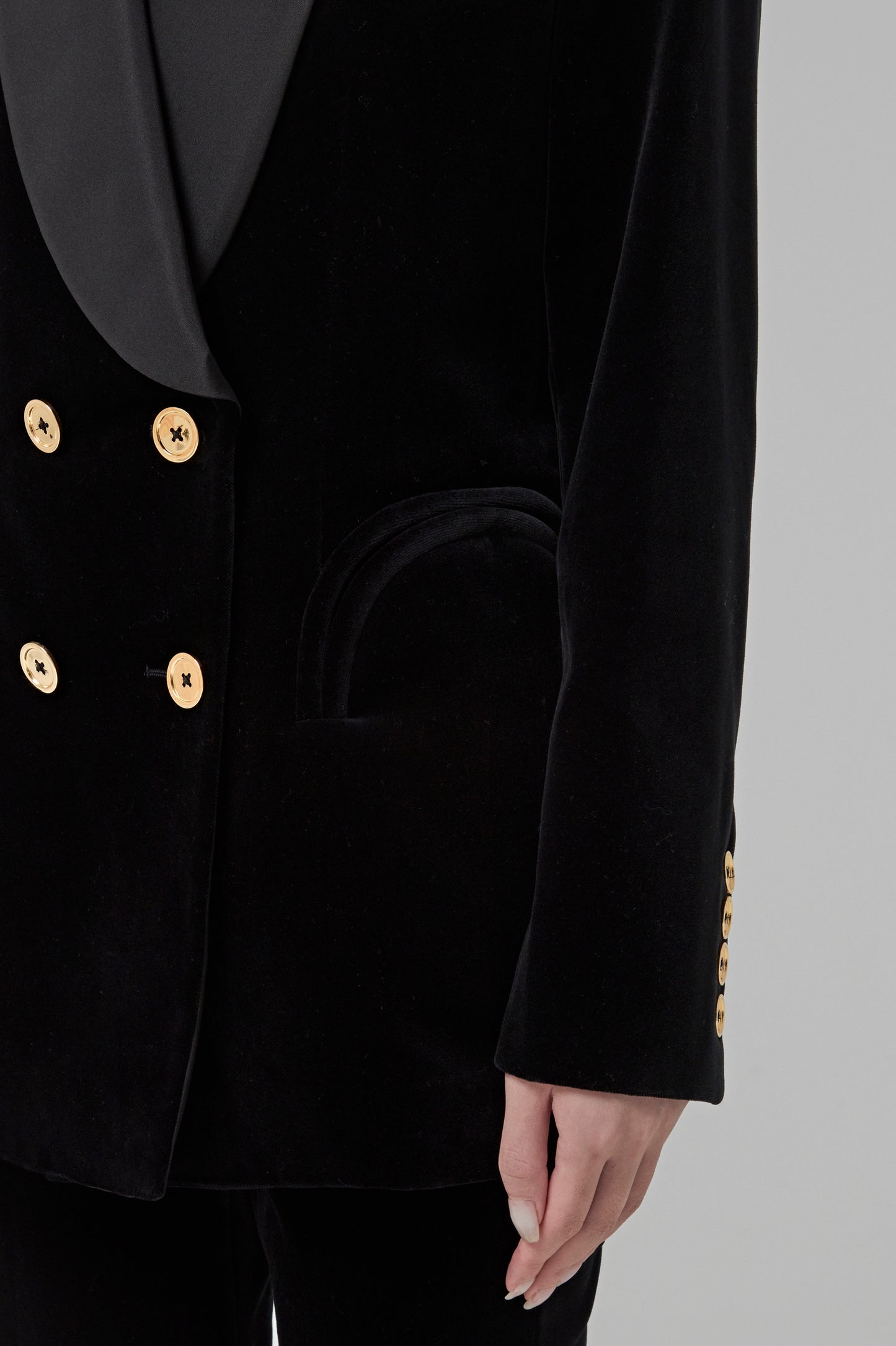 JEALOUSY BLACK HEART SMOKING BLAZER