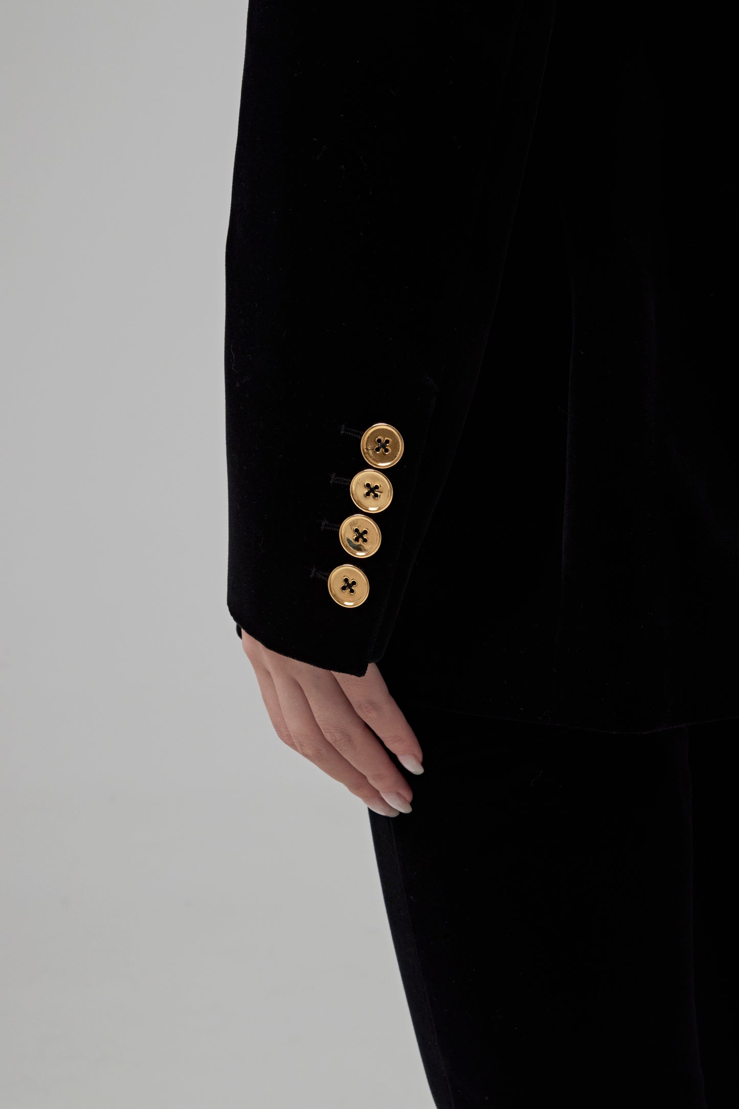 JEALOUSY BLACK HEART SMOKING BLAZER