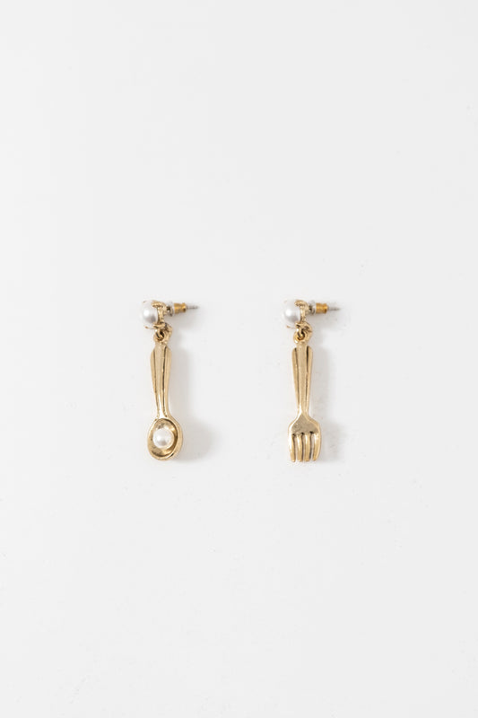 SPOON AND FORK EARRING