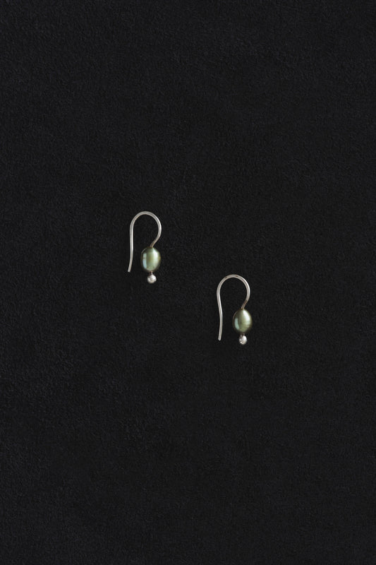Mermaid Earrings, Green
