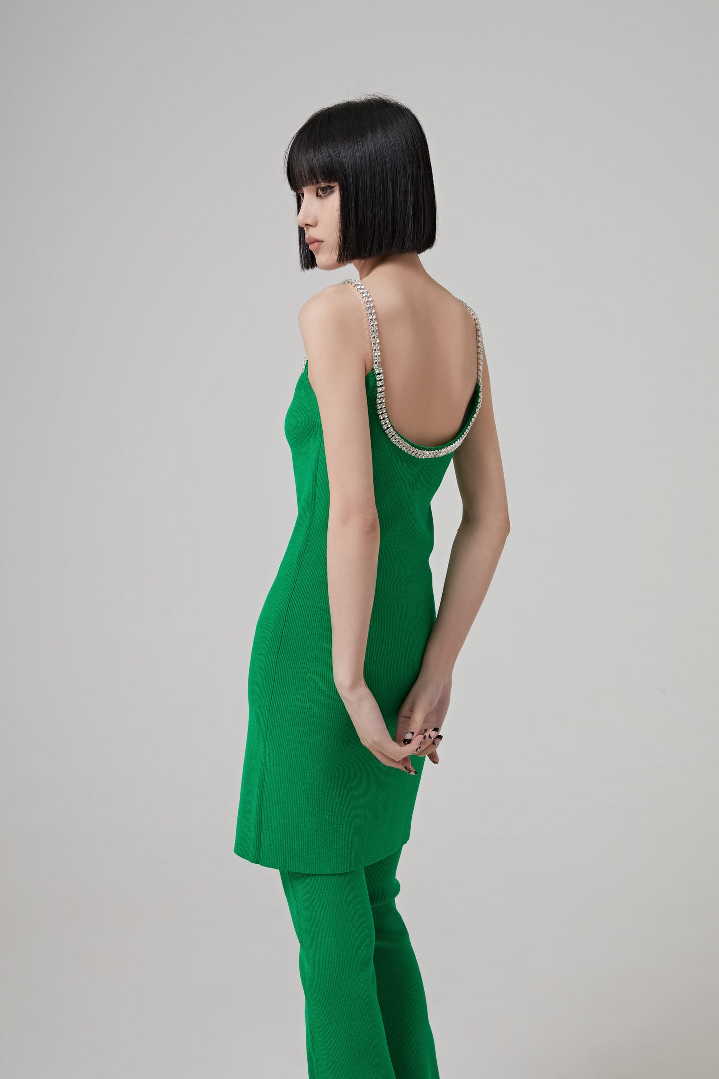 ROBE SUSPENDER DRESS