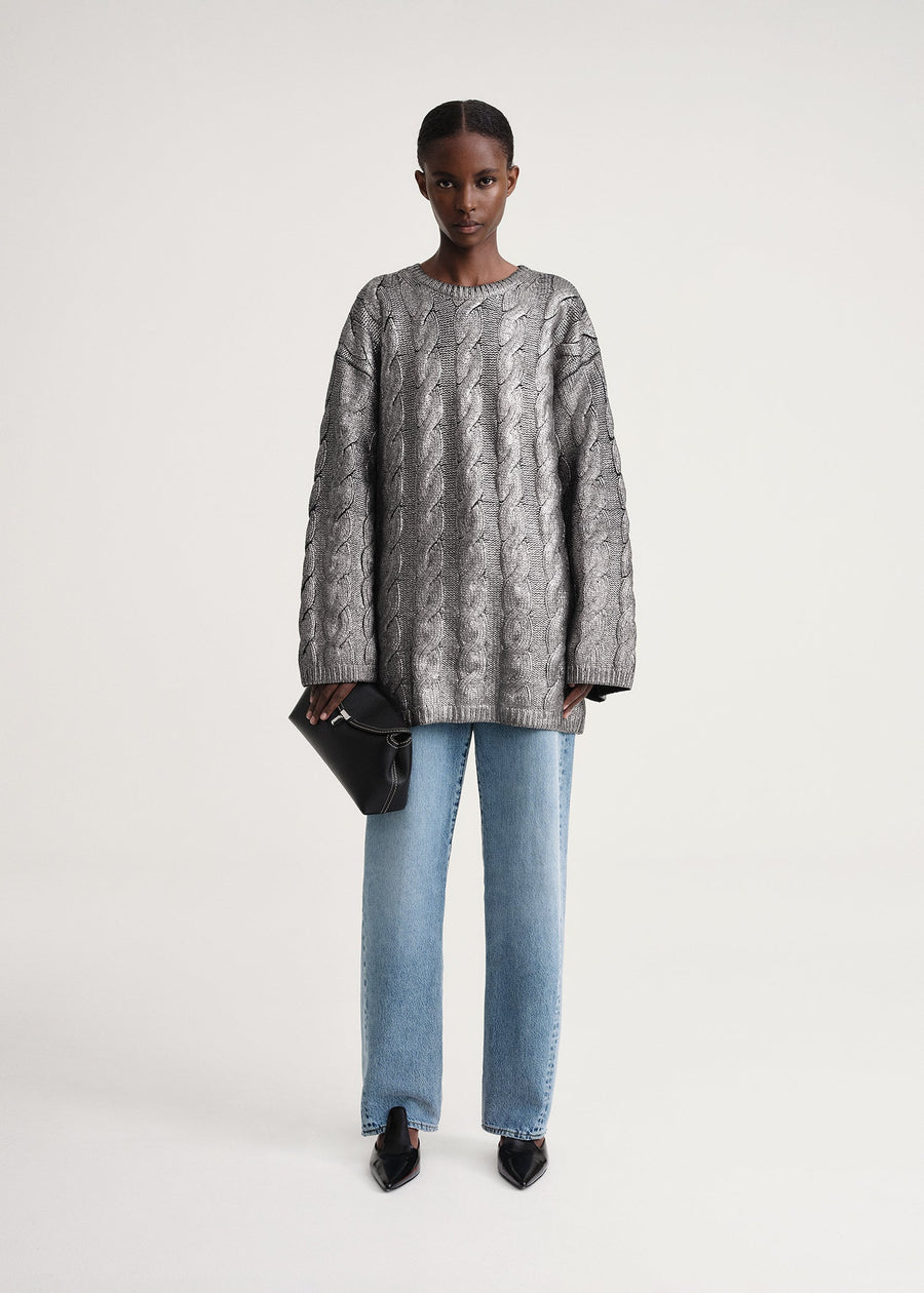 WOOL CABLE KNIT