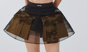 MINI PETTICOAT WITH POCKETS