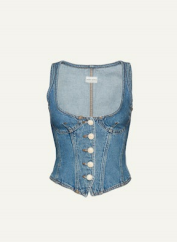 SS23 DENIM 07 VEST BLUE