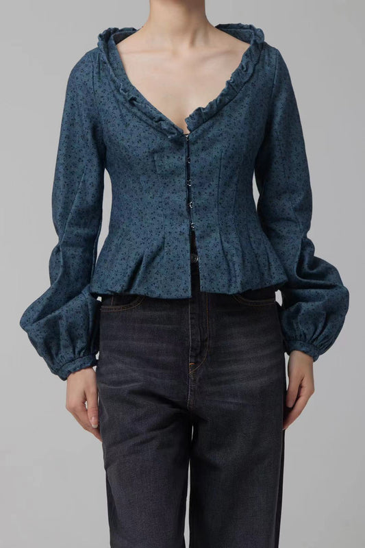 LADIES WOVEN JACKET T-SABRINA