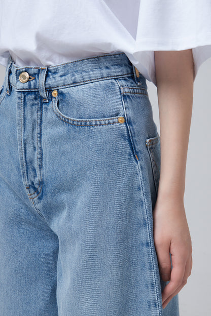 FLARED DENIM JEANS
