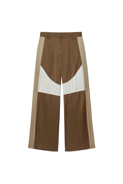 DIVIDE SATIN PANTS