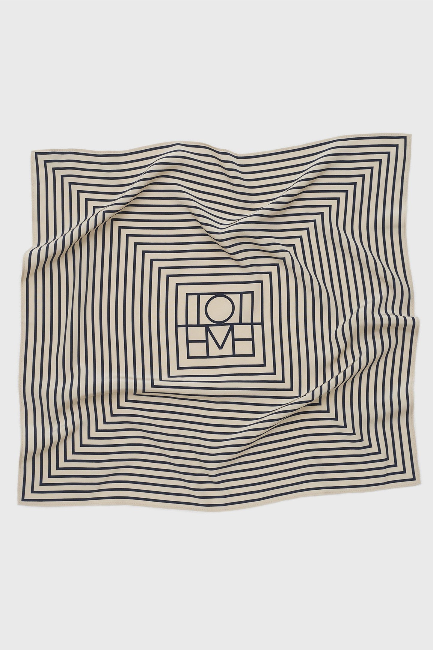 SIGNATURE MONOGRAM SILK SCARF