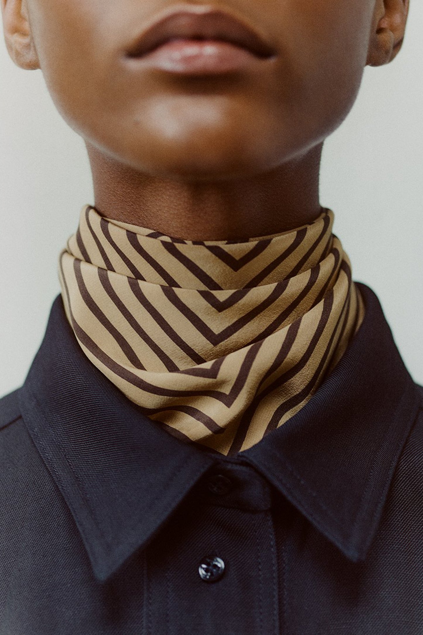SIGNATURE MONOGRAM SILK SCARF