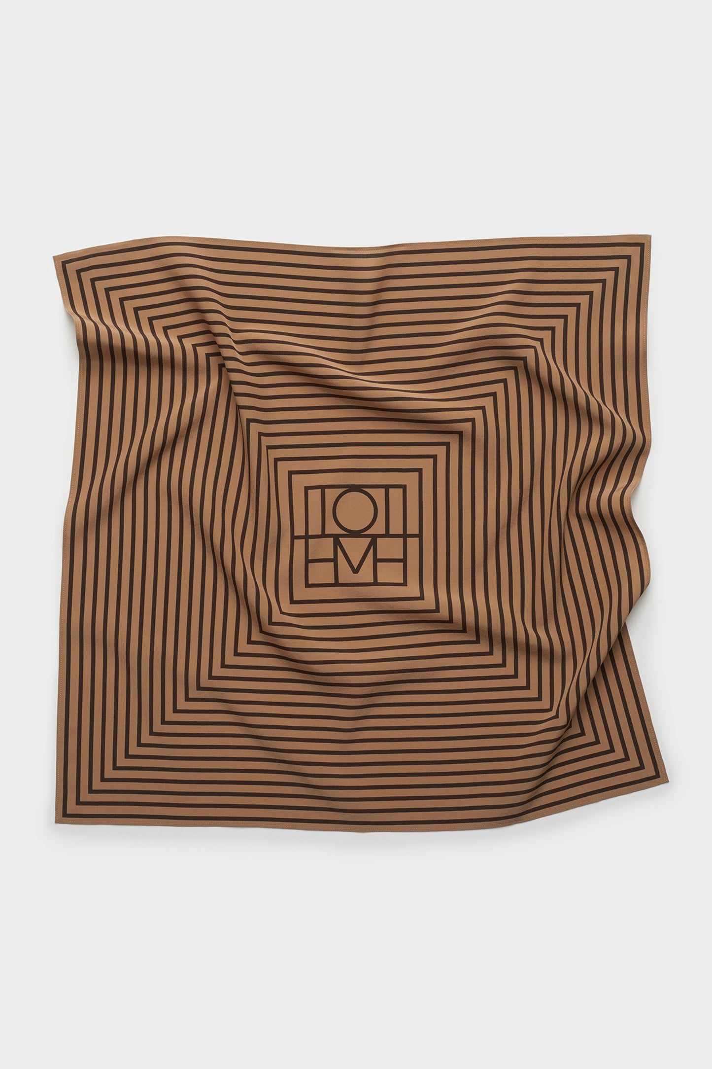 SIGNATURE MONOGRAM SILK SCARF