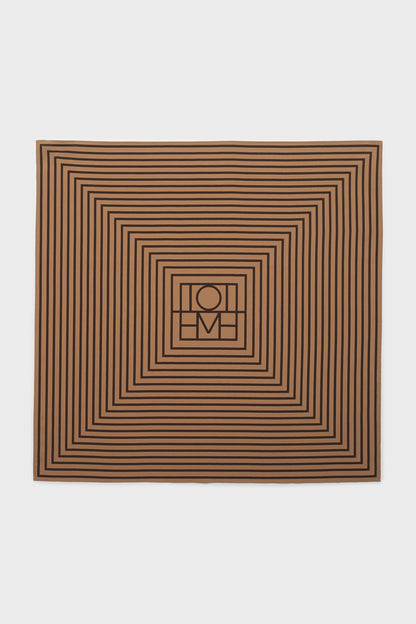 SIGNATURE MONOGRAM SILK SCARF
