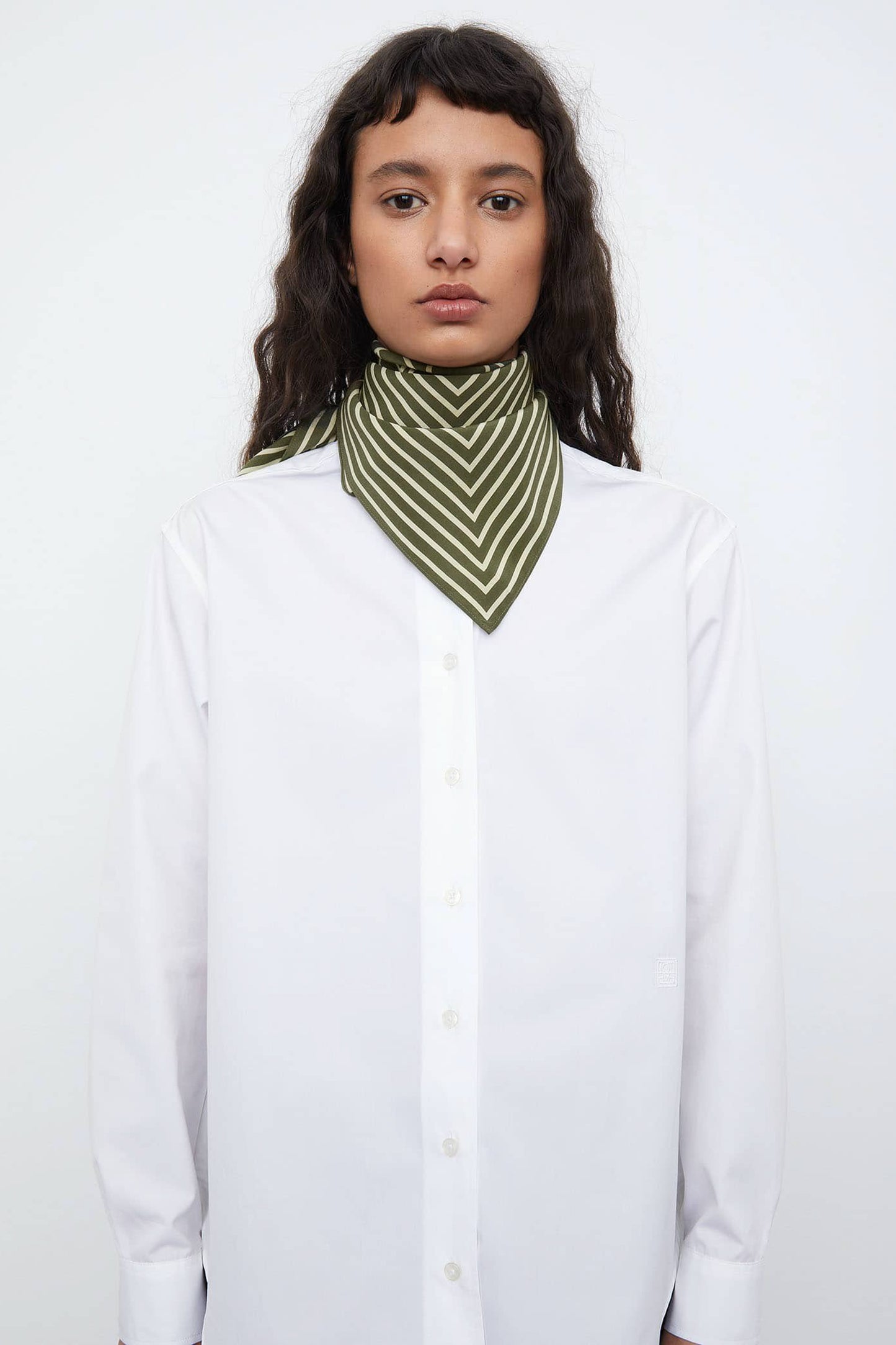 SIGNATURE MONOGRAM SILK SCARF