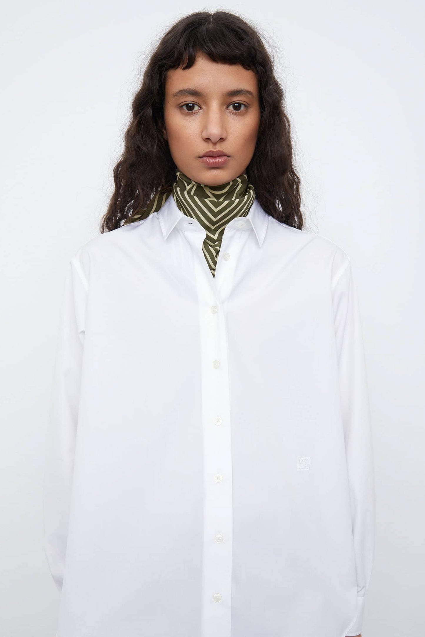 SIGNATURE MONOGRAM SILK SCARF