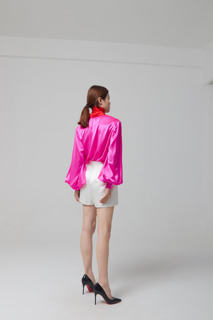 SUTTON- SILK SATIN BALLON SLEE