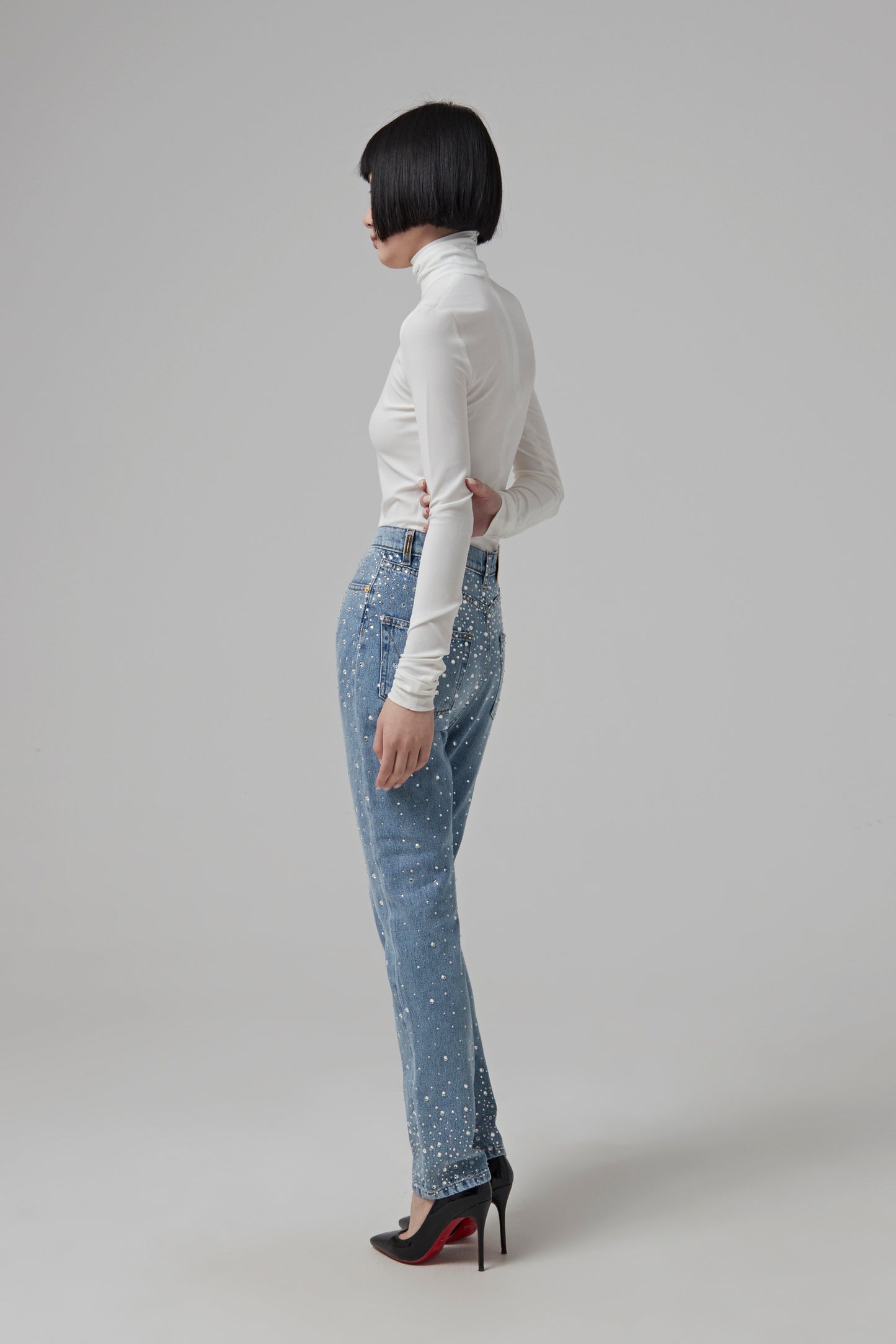 CRYSTALLIZED DENIMJEANS