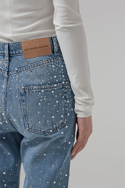CRYSTALLIZED DENIMJEANS