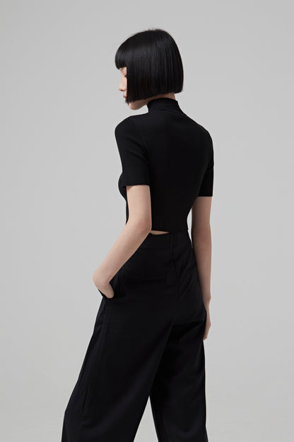 SHORT SLEEVE MOCK NE