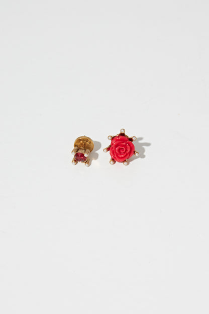 TUDOR ROSE STUD - AS