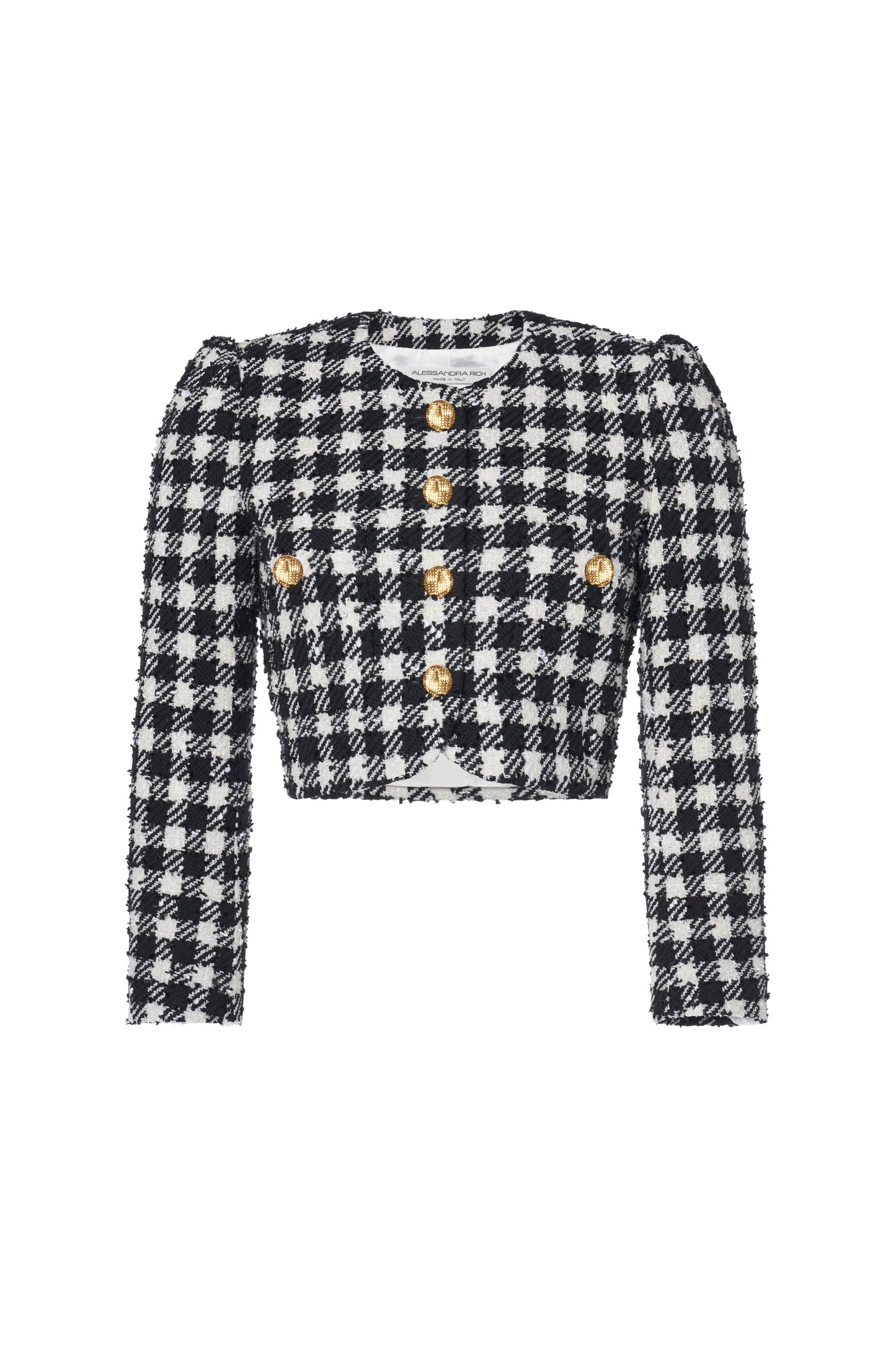 VICHY TWEED BOXY JACKET