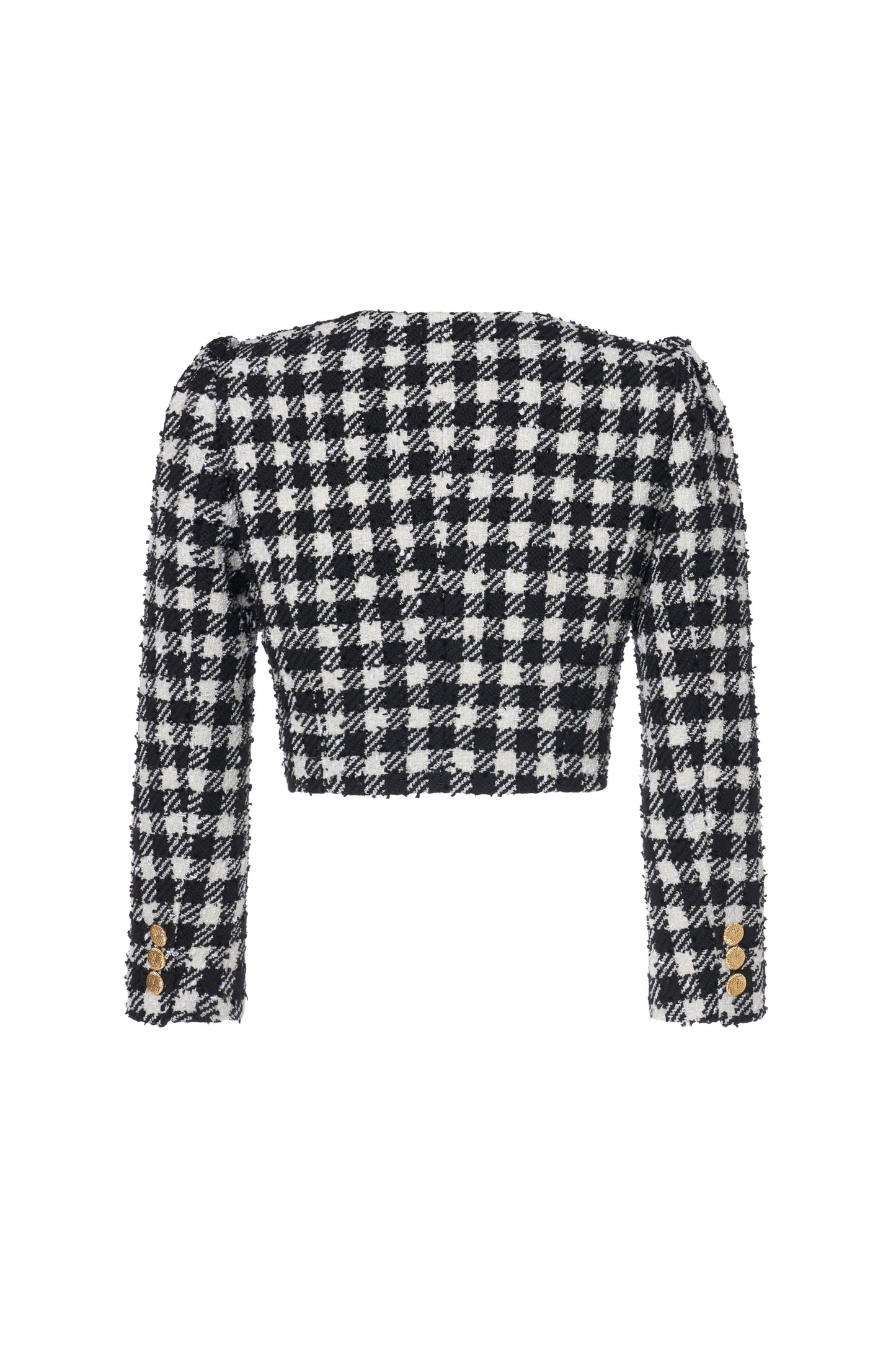 VICHY TWEED BOXY JACKET