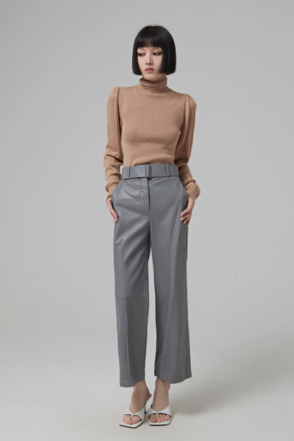 Taja-Pant-Nappa Leather